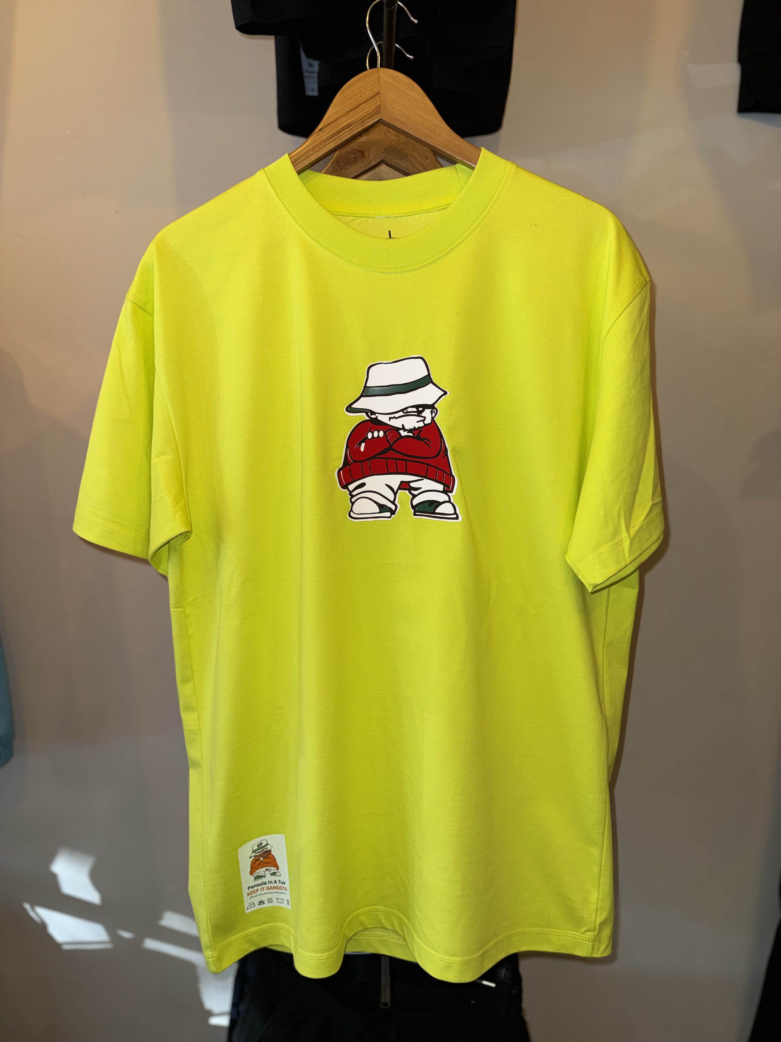 Lime Green 3D Printed Ovresized Tees